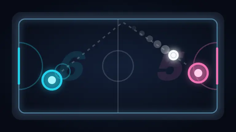 Air Hockey game art