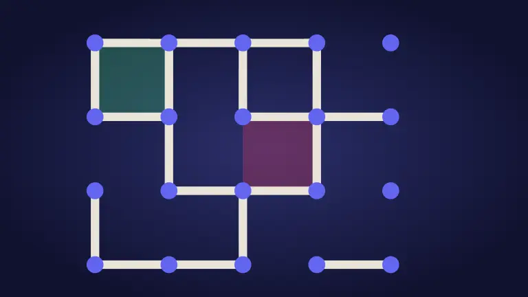 Dots and Boxes game art