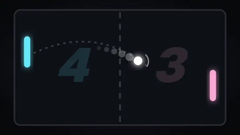 Paddle Ball game art