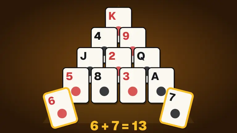 Pyramid Solitaire game art